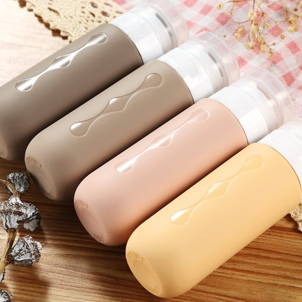 Travel Bottles Leak Proof BPA Free Toiletries Tsa Approved Travel Size 3 oz,90ml