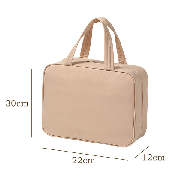 Large-Capacity Oxford Cloth Hanging Portable Toiletry And Makeup Bag For Easy Travel Combing