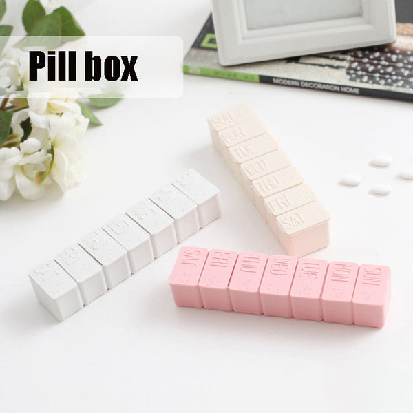 Travel Pill Box – Weekly Medicine Organizer & Tablet Dispenser
