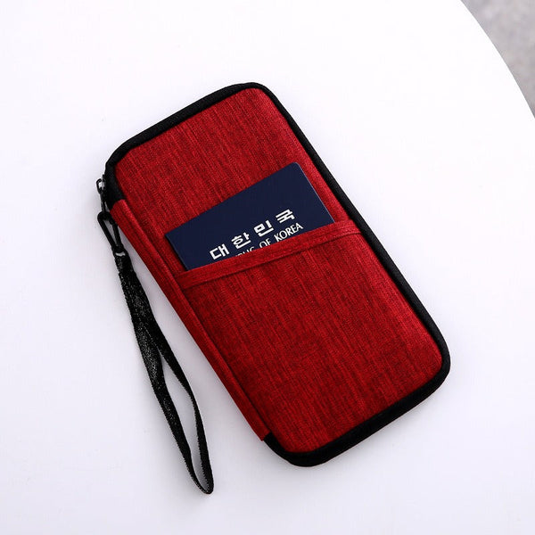 Travel Passport & Credit Card Organizer – Waterproof Portable Storage Bag