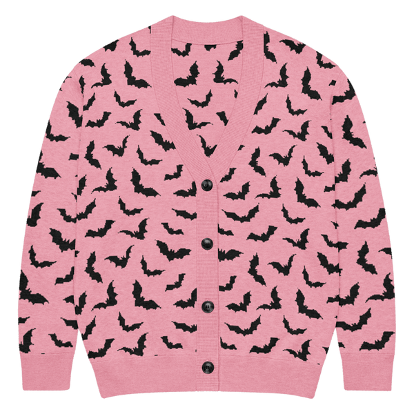 Bubblegum Bats Knit Cardigan