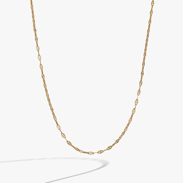 Multi Faceted Chain Necklace