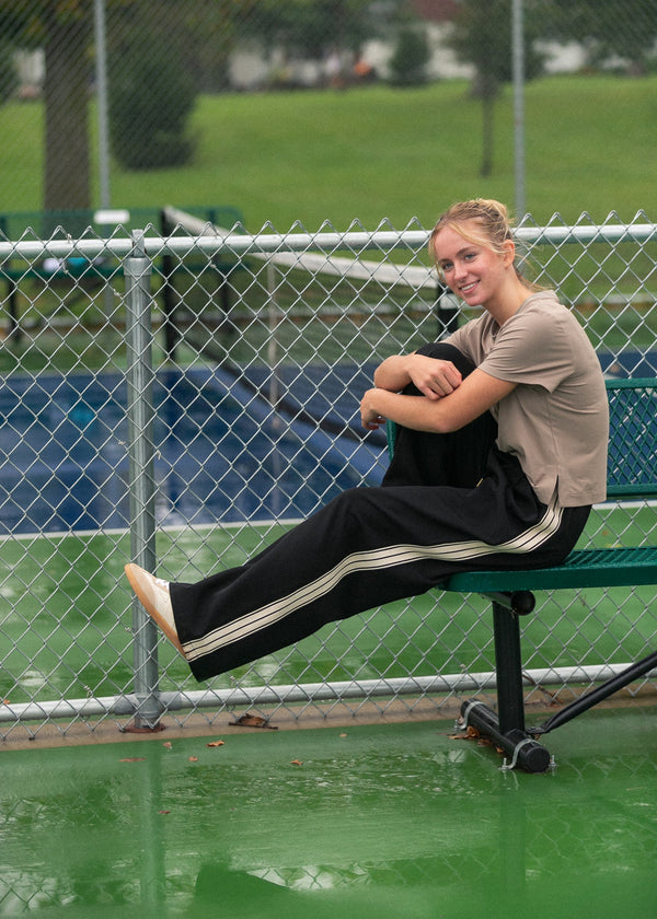 Nina Wide Leg Track Pants