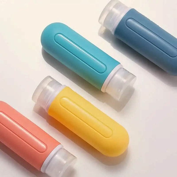 Refillable Silicone Travel Bottles for Toiletries